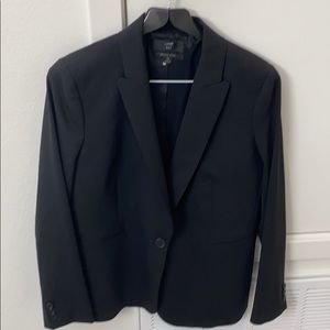 J Crew Italian Wool Suit Jacket Black